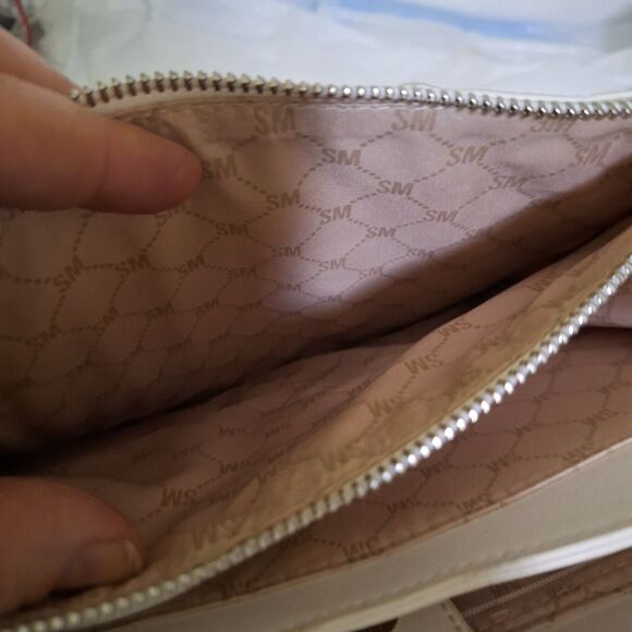 A Steve Madden Women's Crossbody Handbag Faux Leather and Suede Office Evening - Picture 7 of 14